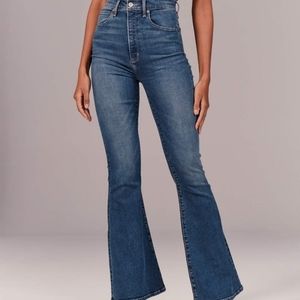 Abercrombie & Fitch Ultra High Rise Flare Jeans